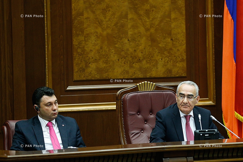 Правительственный час в Парламенте Армении 