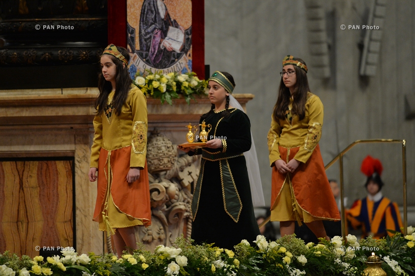 Pope Francis held mass for Armenian Genocide centennial