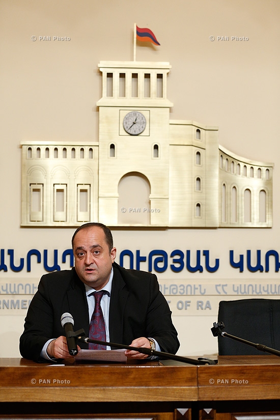 Пресс-конференция Министра юстиции РА Ованеса Манукяна