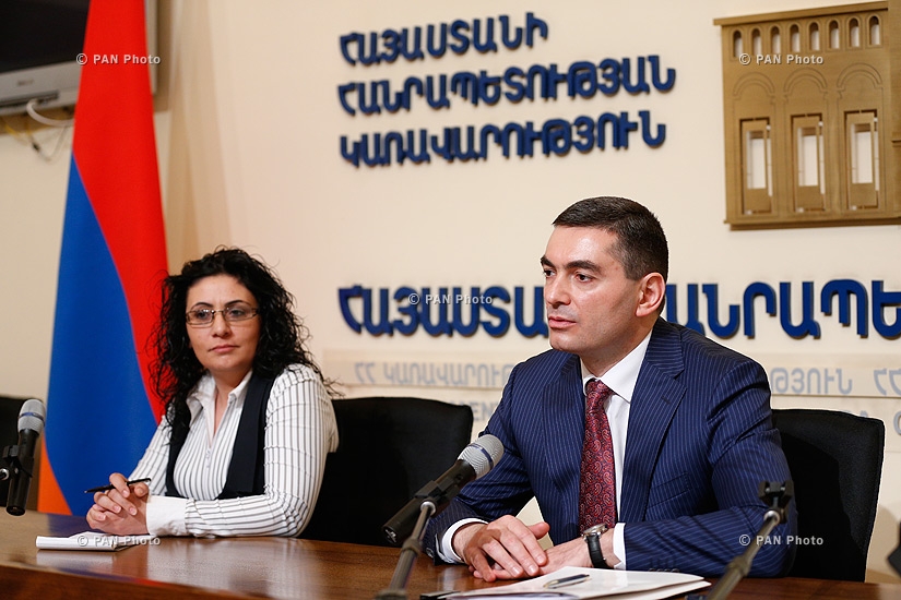 Press conference of Deputy Finance Minister Vakhtang Mirumyan