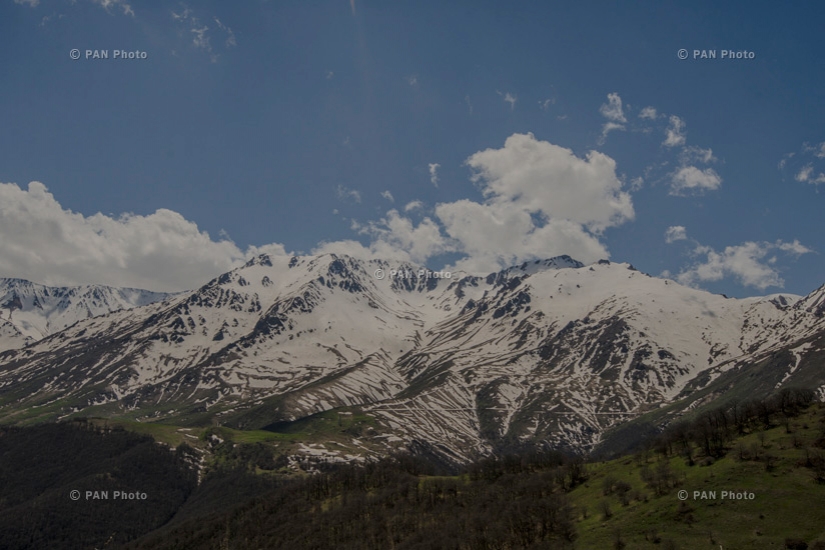 Армянские пейзажи: Армяно-иранская граница: Мегри