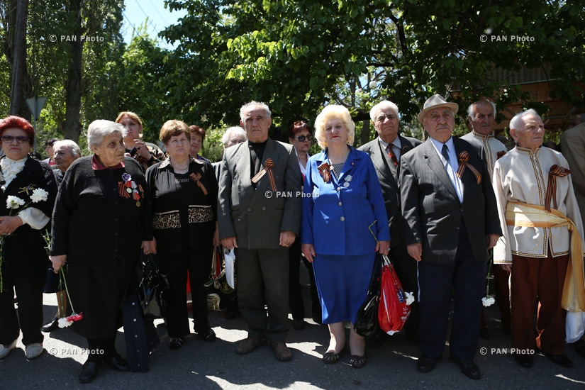 Great Patriotic War Victory celebration in honor of young heroes of the Soviet Union