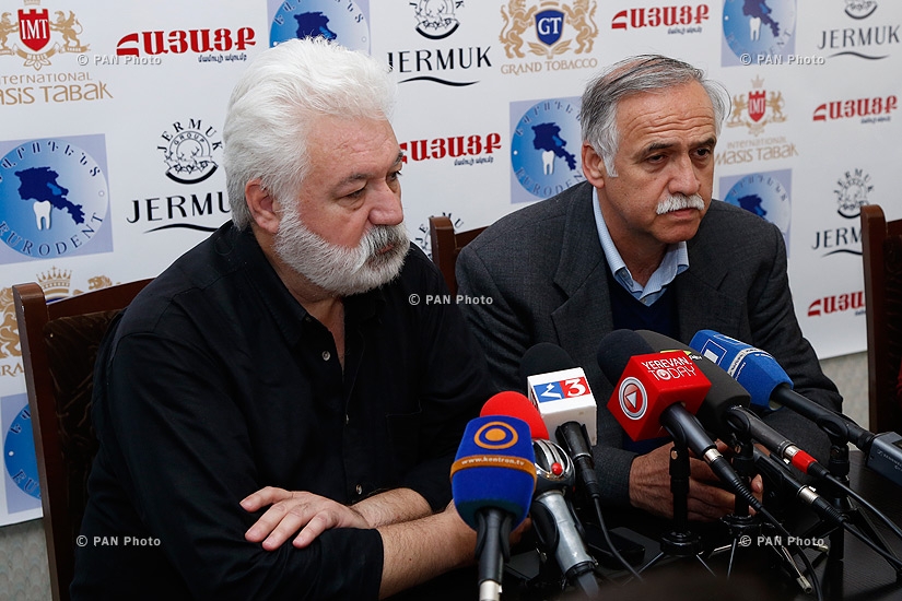 Press conference of Sargis Hacpanyan and Hasan Burkucoğlu