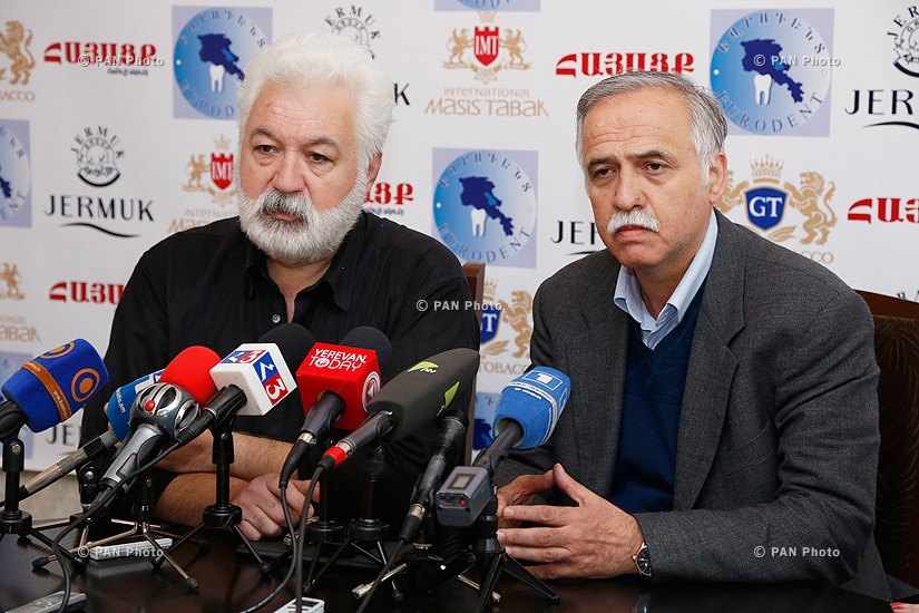 Press conference of Sargis Hacpanyan and Hasan Burkucoğlu