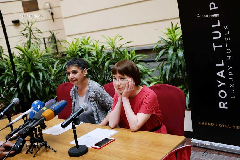 Пресс-конференция актрисы Чулпан Хаматовой и композитора Марине Алес