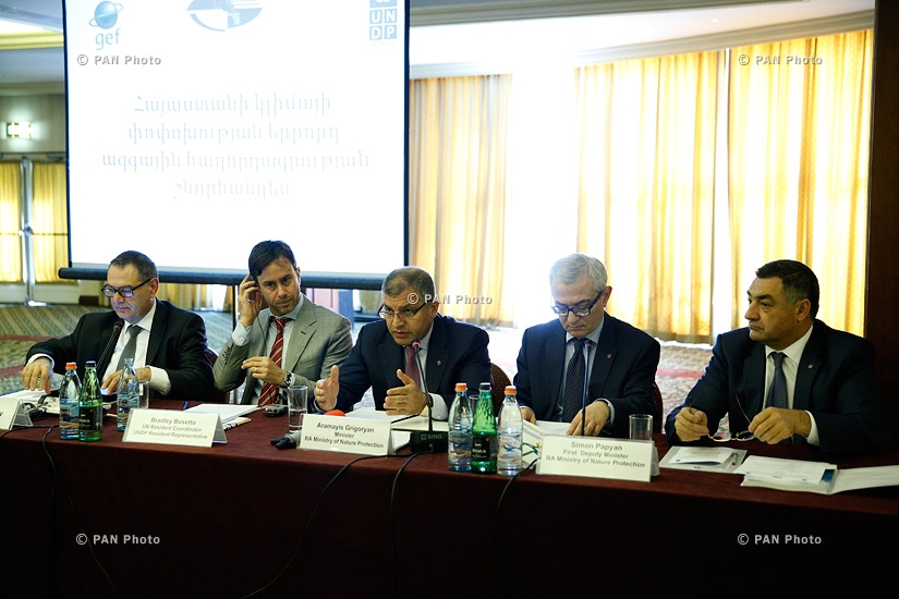 Презентация третьего национального доклада Армении в рамках Рамочной конвенции ООН об изменении климата