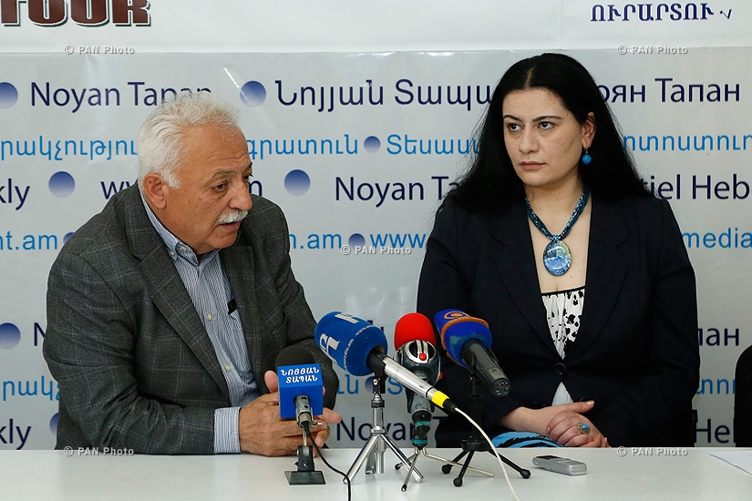Press conference of Gagik Gyurjyan, director of Erebuni Historical and Archaeological Museum-Reserve