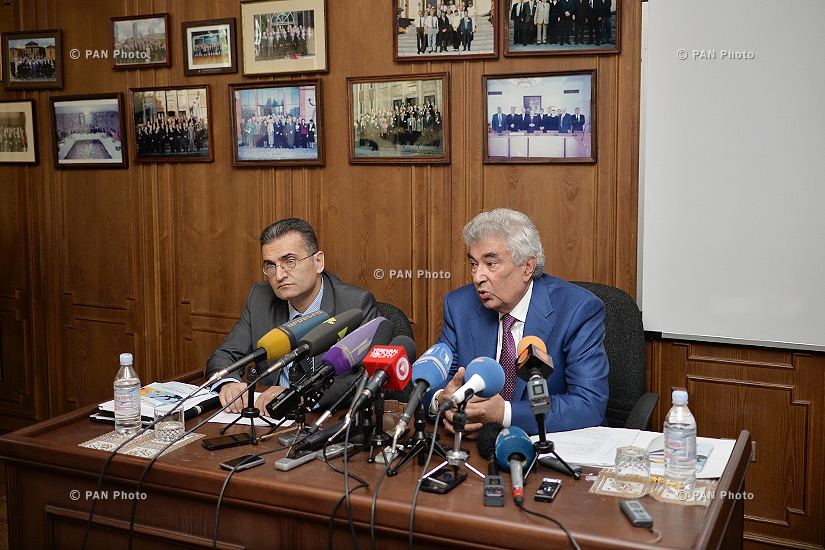 Press conference of the president of Constitutional Court of Armenia Gagik Harutyunyan