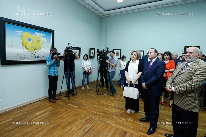 Opening of Levon Tutunjian's exhibition