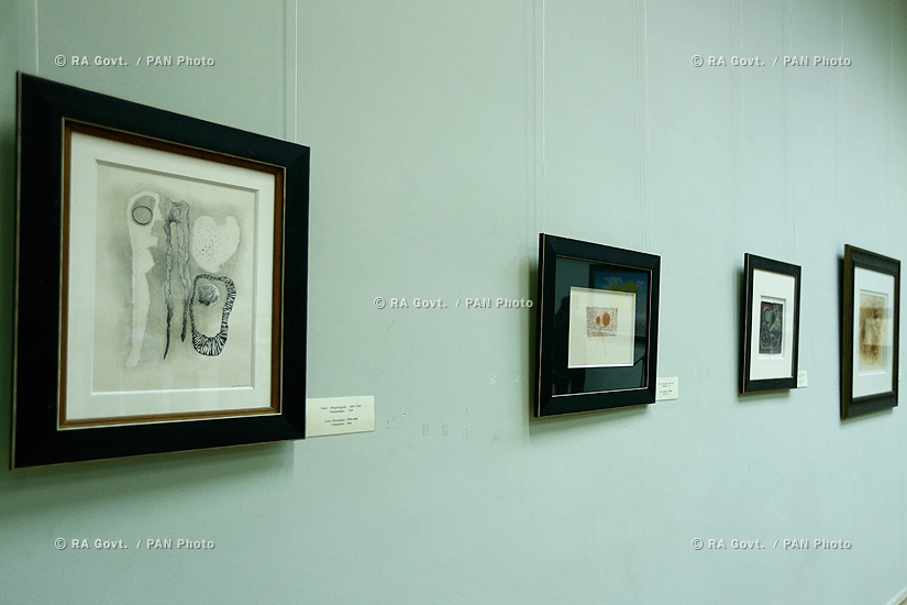 Открытии выставки работ живописца Левона Тутунджяна