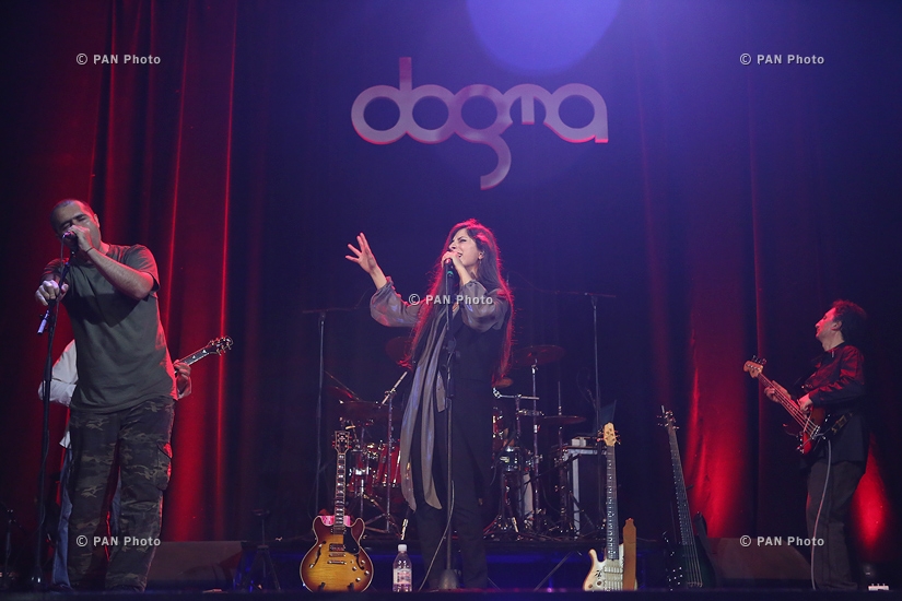 Concert of Dogma rock band in Yerevan