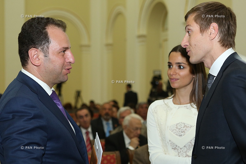 Церемония вручения премии Президента Армении за 2014 год