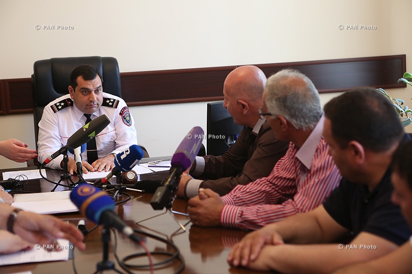 Пресс-конференция заместителя начальника Полиции, полковника Самвела Ованисяна
