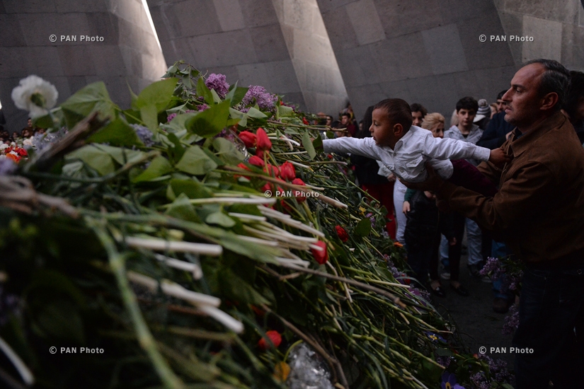 25 Апреля: В Ереване почтили память невинных жертв Геноцида армян