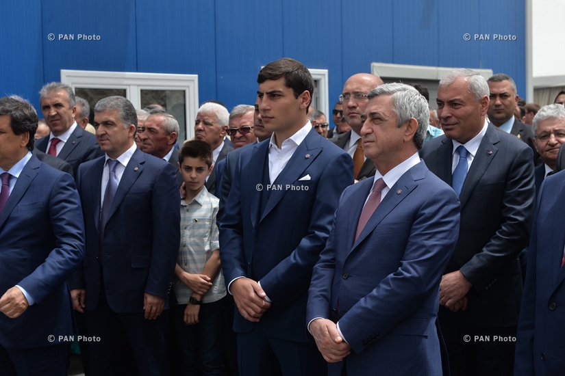 Церемонии открытия ООО «Экофарм» в селе Гндеваз Вайоцдзорской области 