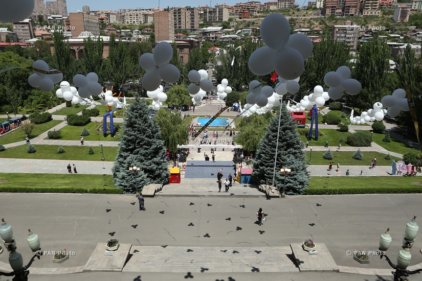 В парке Национального Собрания Армении прошло праздничное мероприятие, посвященное Международному дню защиты детей