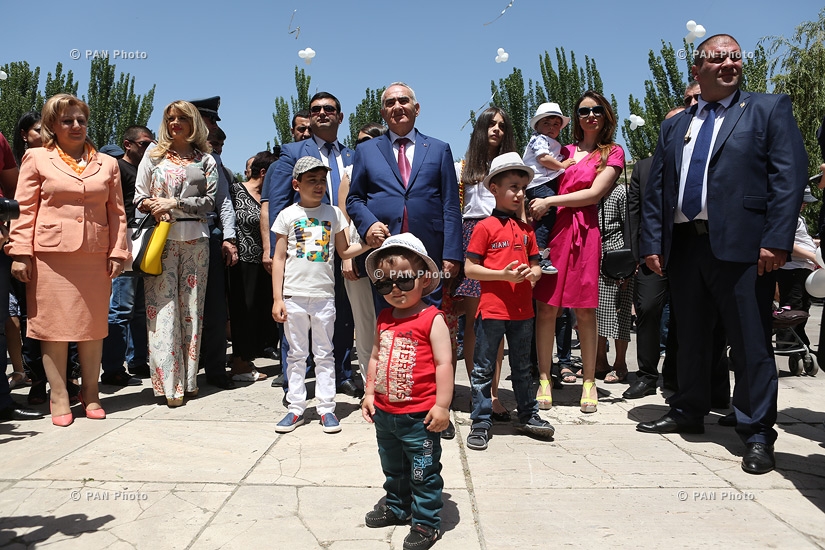 Երեխաների իրավունքների պաշտպանության օրվան նվիրված տոնական միջոցառում Ազգային ժողովի այգում
