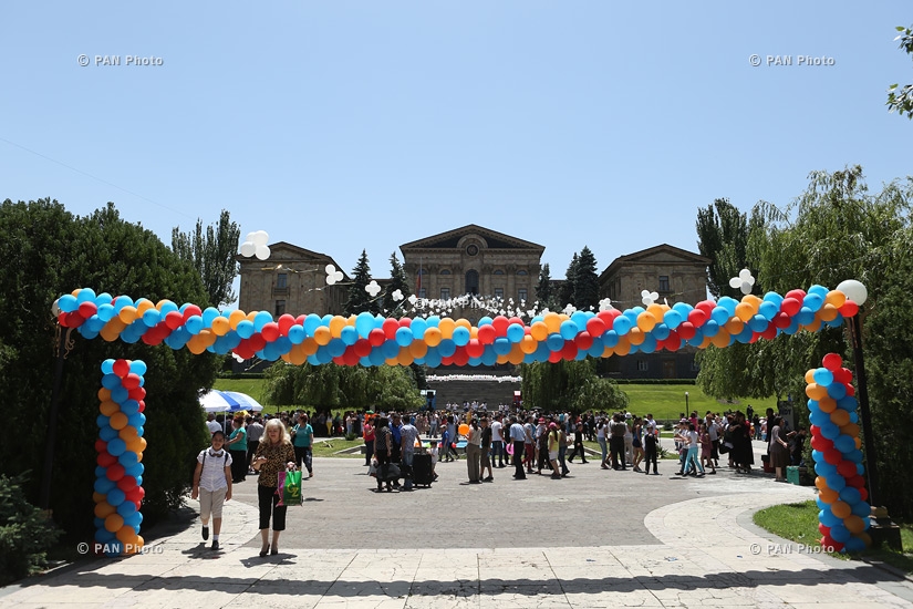 Երեխաների իրավունքների պաշտպանության օրվան նվիրված տոնական միջոցառում Ազգային ժողովի այգում
