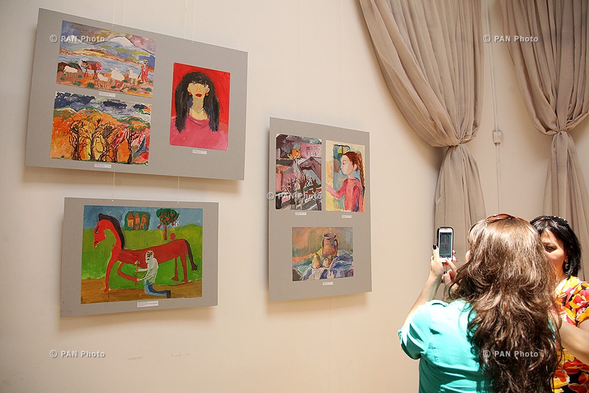  Opening of exhibition of works by students of art schools in Yerevan and regions of Armenia
