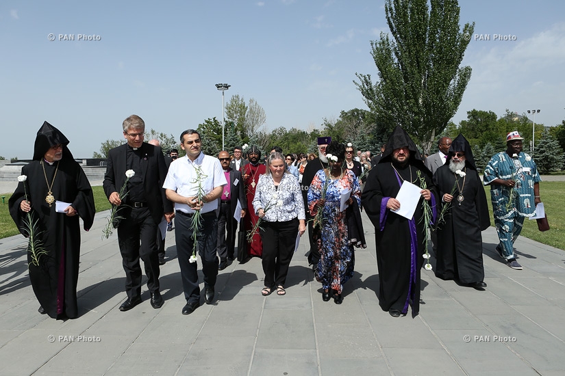Քրիստոնեական Եկեղեցիների ներկայացուցիչների համատեղ աղոթքը Ծիծեռնակաբերդում Հայոց Ցեղասպանության սուրբ նահատակների համար