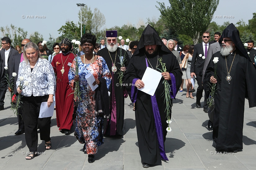 Քրիստոնեական Եկեղեցիների ներկայացուցիչների համատեղ աղոթքը Ծիծեռնակաբերդում Հայոց Ցեղասպանության սուրբ նահատակների համար