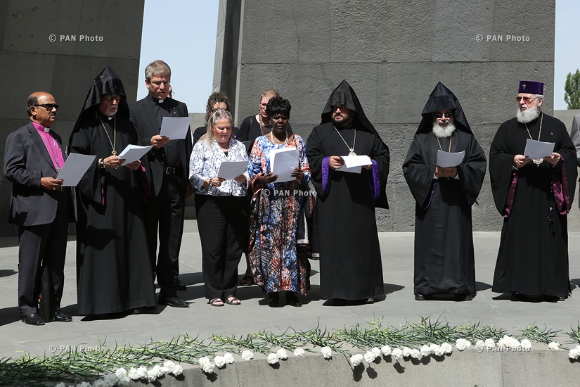 Քրիստոնեական Եկեղեցիների ներկայացուցիչների համատեղ աղոթքը Ծիծեռնակաբերդում Հայոց Ցեղասպանության սուրբ նահատակների համար