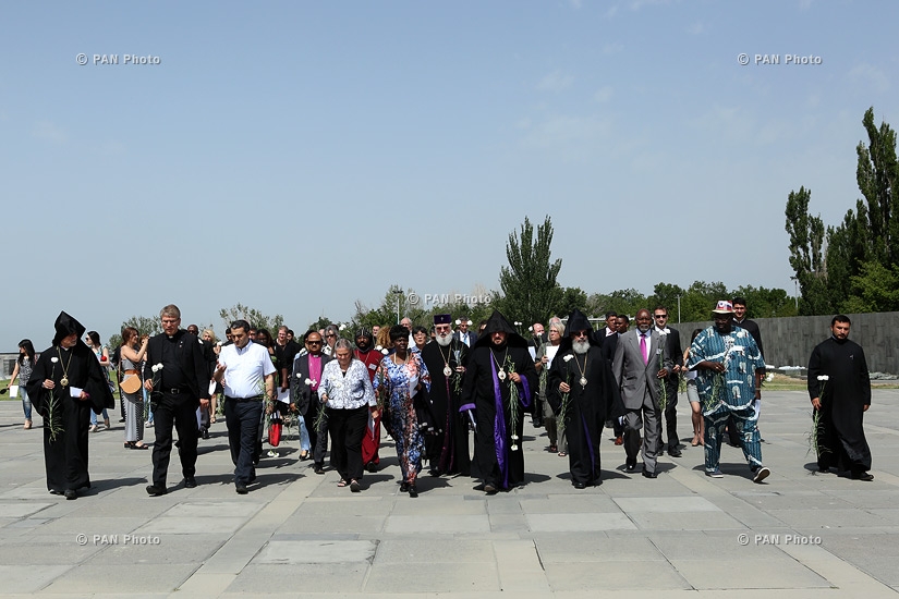 Քրիստոնեական Եկեղեցիների ներկայացուցիչների համատեղ աղոթքը Ծիծեռնակաբերդում Հայոց Ցեղասպանության սուրբ նահատակների համար