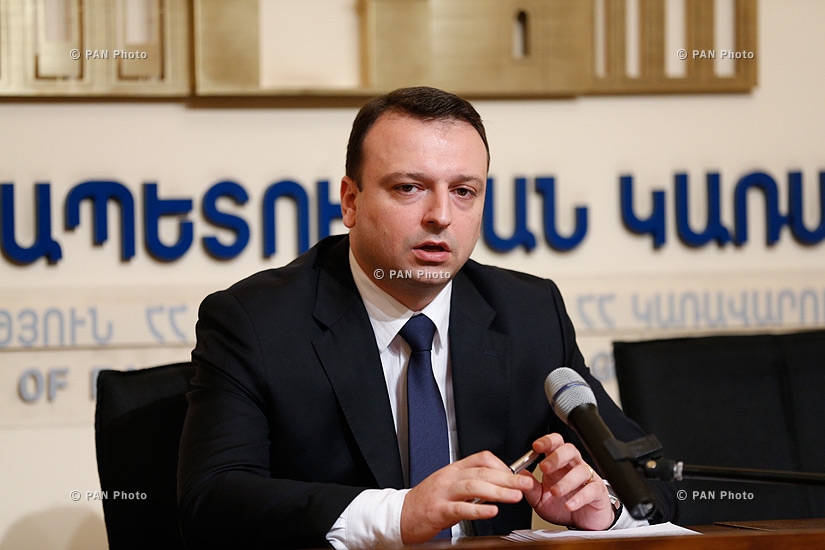 Press conference of Armenia's Deputy Minister of Economy Emil Tarasyan