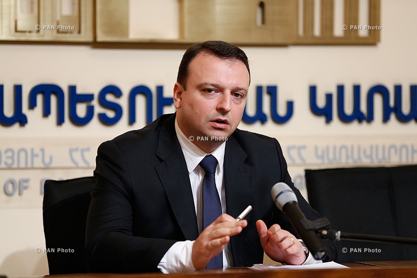 Пресс-конференция заместителя министра экономики Армении Эмиля Тарасяна