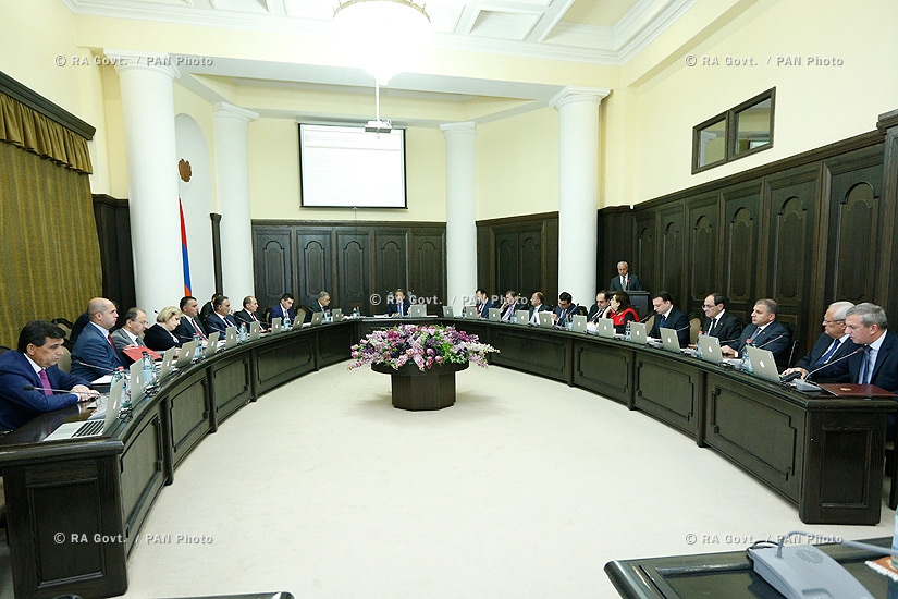 Правительство РА: Заседание Правительства