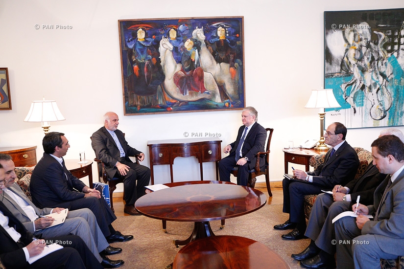 Министр иностранных дел Армении Эдвард Налбандян принял Замминистра иностранных дел Ирана Ибрагима Рахимпура