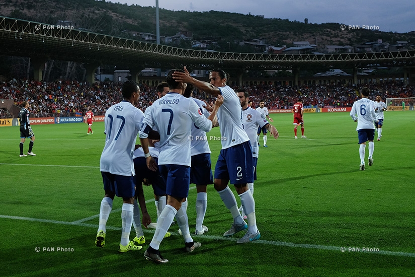 Armenia vs Portugal football match