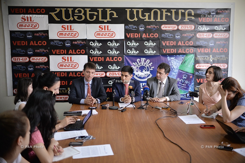 Press conference of Alexander Yesayan, Hayk Chobanyan and Raffi Kassarjian