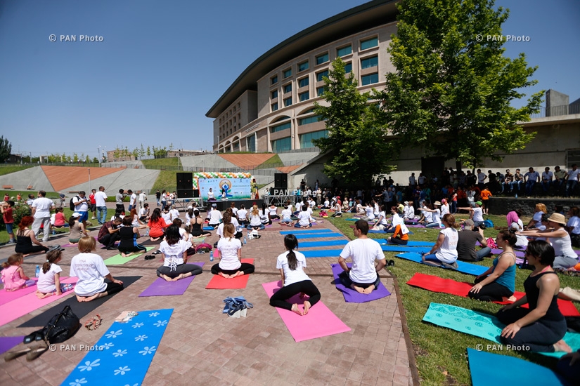 International Yoga Day in Yerevan