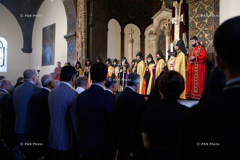 Memorial service for Kirk Kerkorian at the Mother See of Holy Etchmiadzin