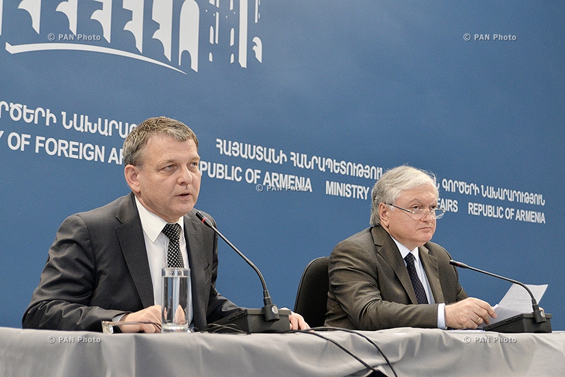 Совместная пресс-конференция Министра иностранных дел Армении Эдварда Налбандяна и