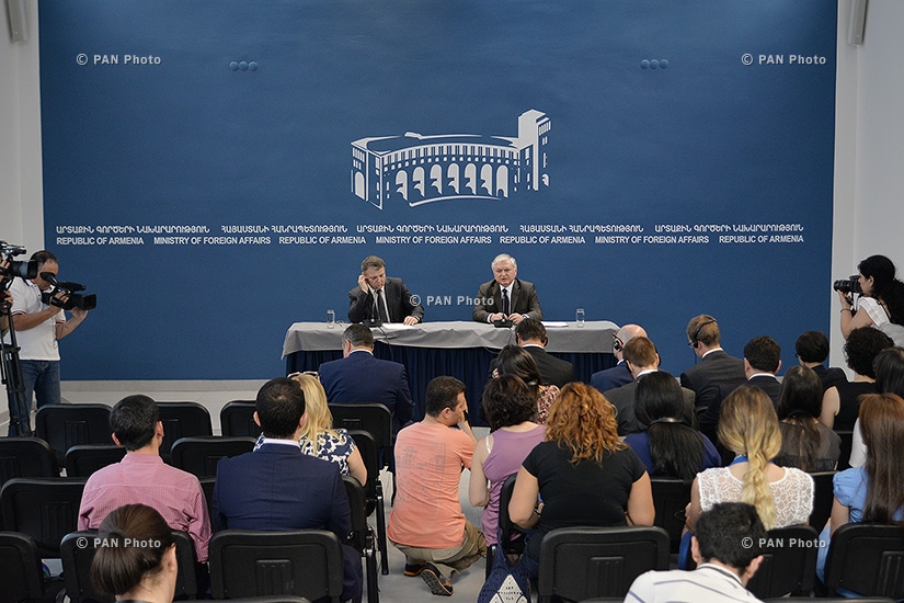 Совместная пресс-конференция Министра иностранных дел Армении Эдварда Налбандяна и