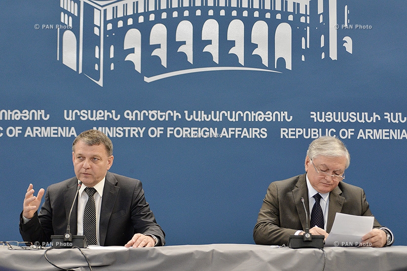 Joint press conference of Armenian Minister of Foreign Affairs Edward Nalbandyan and