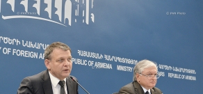 Совместная пресс-конференция Министра иностранных дел Армении Эдварда Налбандяна и