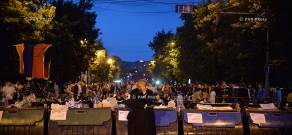 26 июня: Раннее утро на проспекте Баграмяна после протеста