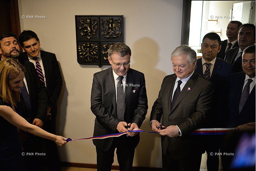 Официальная церемония открытия посольства Чехии в Армении