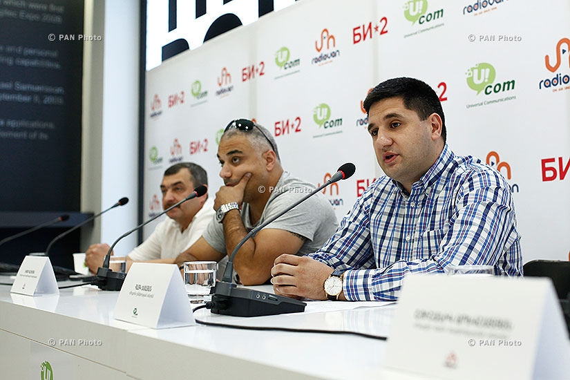Пресс-конференция, посвященная концерту группы Би-2 в Ереване