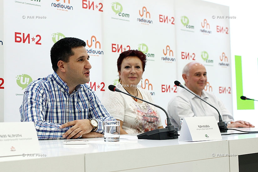 Press conference on Bi-2 rock band's concert in Yerevan
