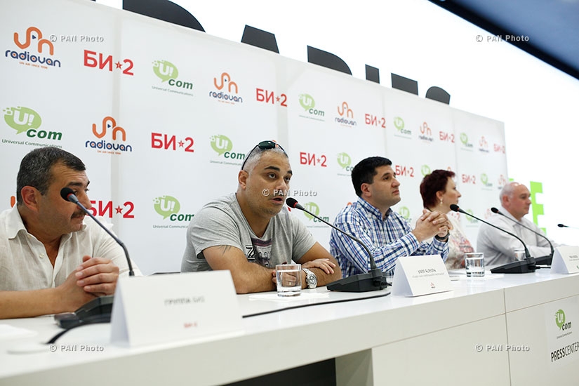 Пресс-конференция, посвященная концерту группы Би-2 в Ереване