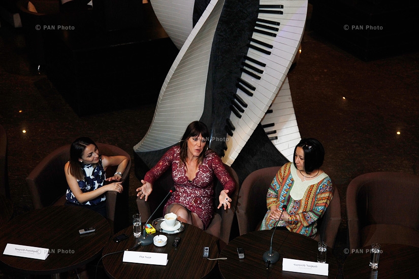 Press conference of American singer Beth Hart 