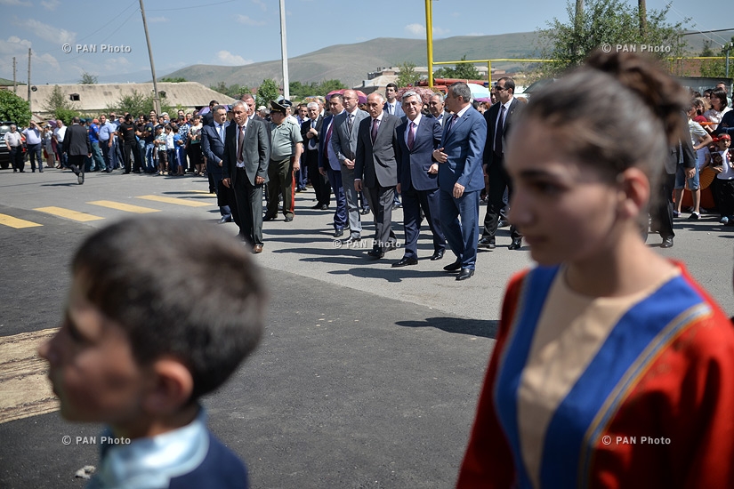Working visit of Armenian President Serzh Sargsyan to Kotayk and Gegharkunik Provinces