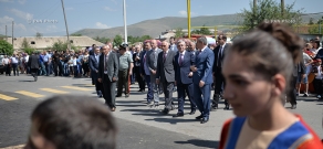 Рабочий визит президента Армении Сержа Саркисяна в Котайскую и Гегаркуникскую области