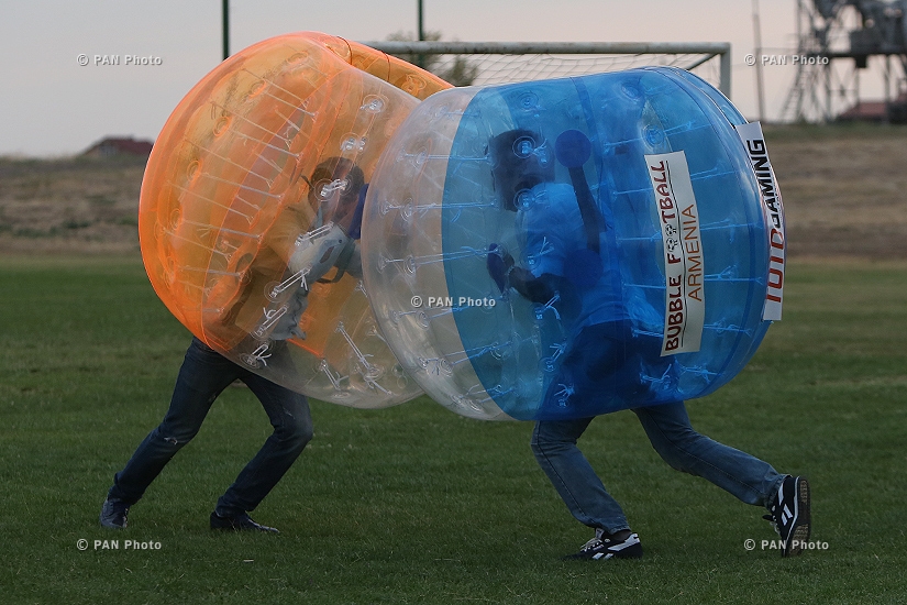  Bubble Football Armenia. Firts exhibition match