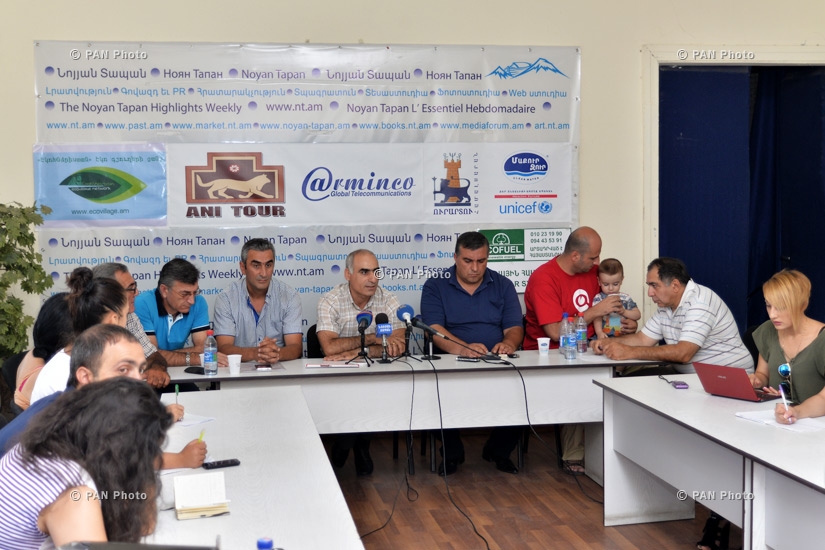 Press conference of members of 