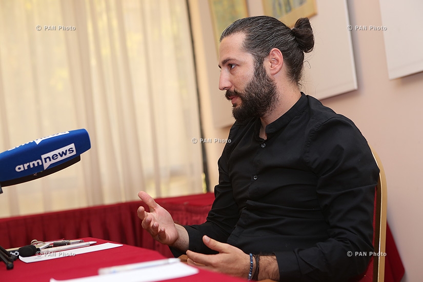 Press conference of guitarist Vahagn Turgutyan